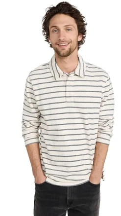 Vince Rib Knit Long Sleeve Polo -Reberio Fashion Store vince518351ea48 1670425224226 2 0. UX357 QL90