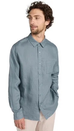 Vince Linen Shirt -Reberio Fashion Store vince518411ea4a 1670428706116 2 0. UX357 QL90