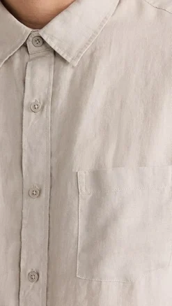 Vince Linen Long Sleeve Shirt -Reberio Fashion Store vince5184647567 1670346797582 2 0. UX357 QL90