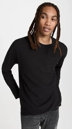 Vince Long Sleeve Pocket Crew Tee -Reberio Fashion Store vince518541071b 1667486458888 2 0. UX357 QL90