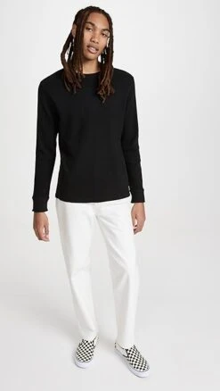 Vince Thermal Long Sleeve Crew Tee -Reberio Fashion Store vince518551071b 1667424509780 2 0. UX357 QL90