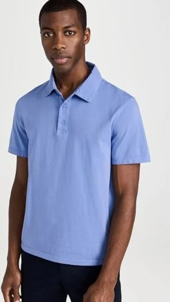 Vince Garment Dye Short Sleeve Polo -Reberio Fashion Store vince519491f246 1675271452245 2 0. UX357 QL90