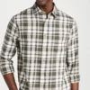 Vince Maison Plaid Long Sleeve Shirt