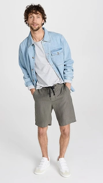 Vince Stripe Gauzy Crew Tee 4 Vince Stripe Gauzy Crew Tee - Image 4