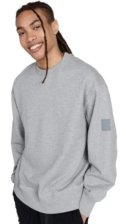 Y-3 Y-3 Organic Cotton Terry Crew Sweater -Reberio Fashion Store ythre3117643869 1677080688246 2 0. UX357 QL90